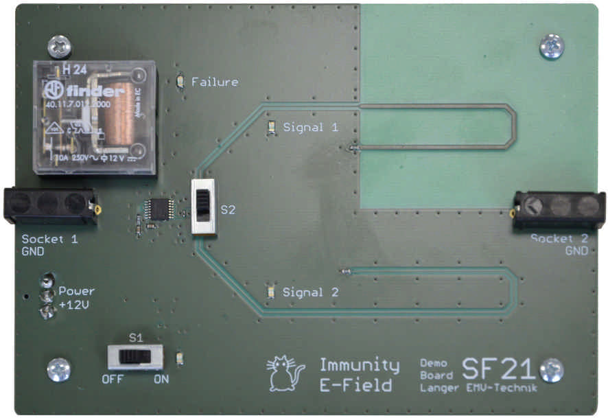 SF 21, Demo Board Immunity E-field